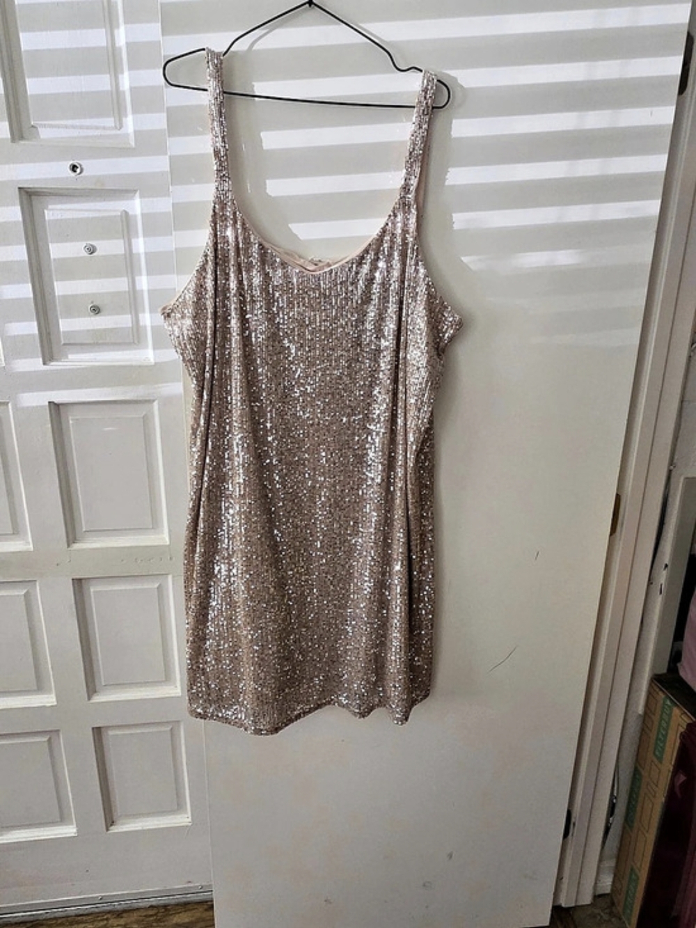 Maurices Sequin Tank Top in Pink Size 3X NWT